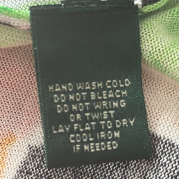 Lauren Ralph Lauren Womens Floral Long Sleeve Lightweight Knit Sweater Sz Medium - Picture 6 of 6